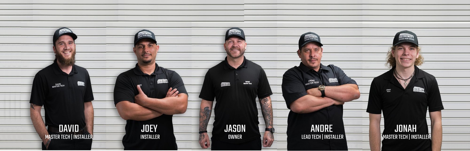 The Trinity team, David, Joey, Jason, Andre and Jonah
